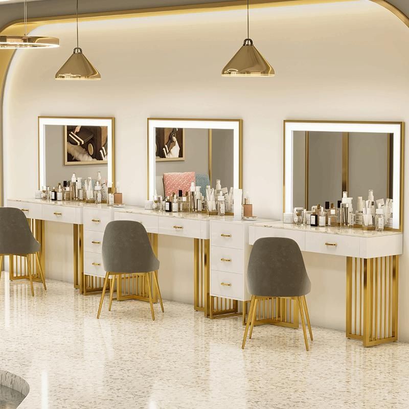 Beauty And Makeup Studio - Penteadeira para lojas profissionais, estilo luxo