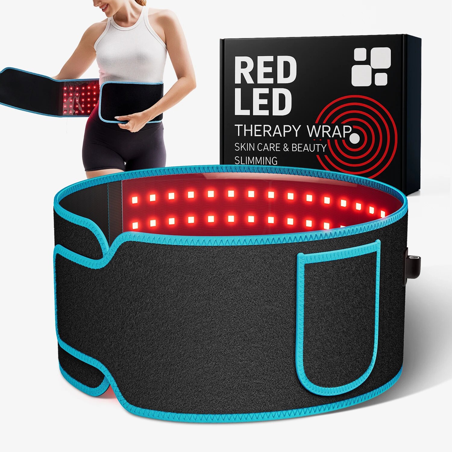 Face Massager - Cinto de Terapia com Luz Vermelha