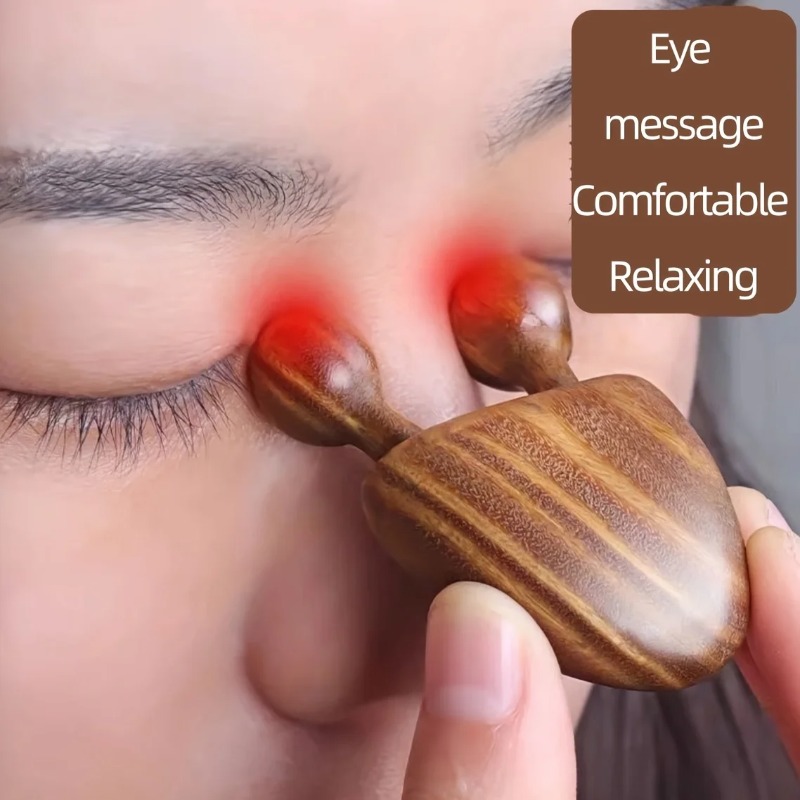 Face Massager - 1/2 peças Massageador Facial de Sândalo