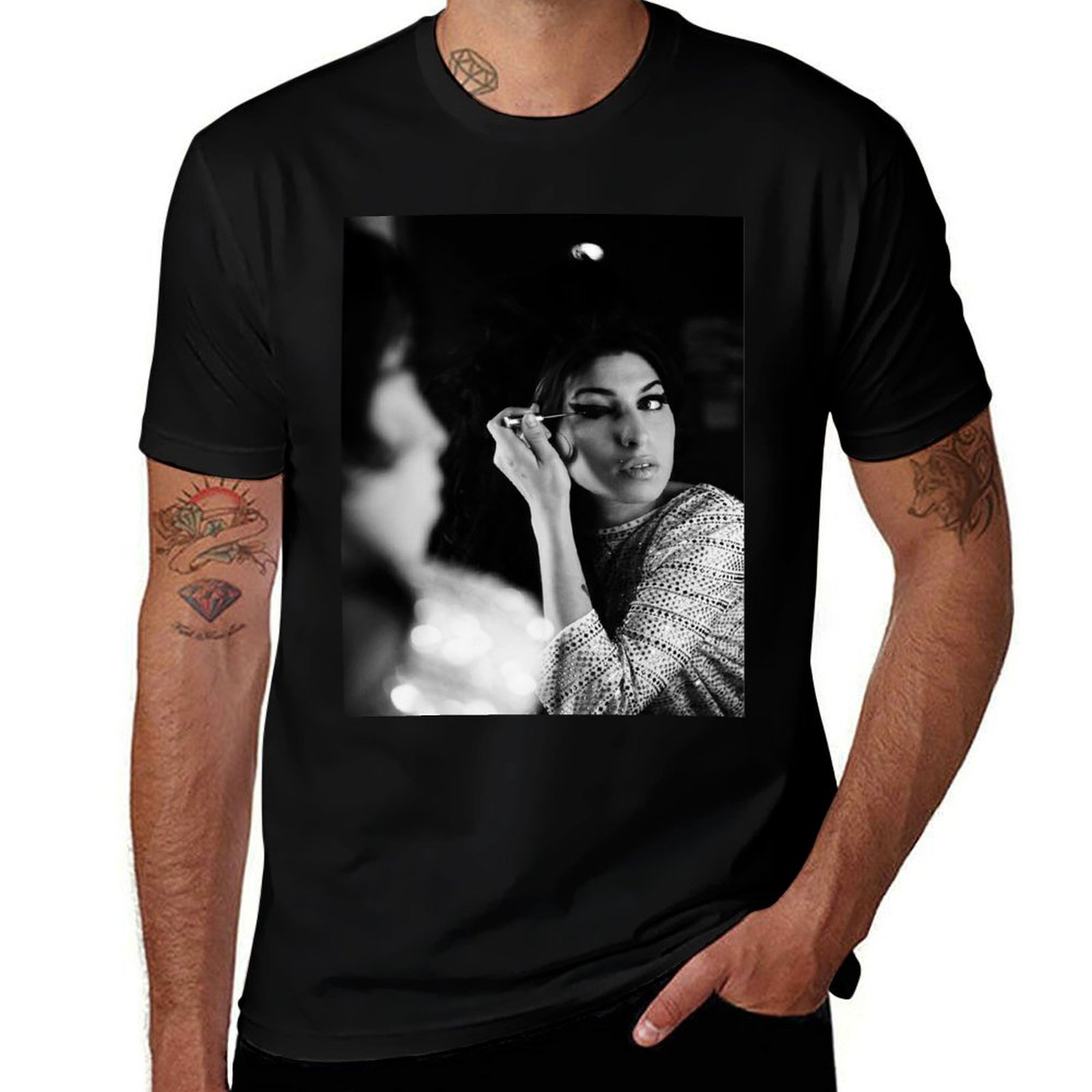 Makeup Plus Beauty - Camiseta feminina de beleza com maquiagem