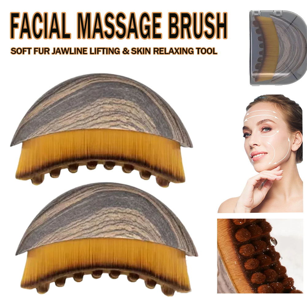 Face Massager - Escova de massagem facial usada para