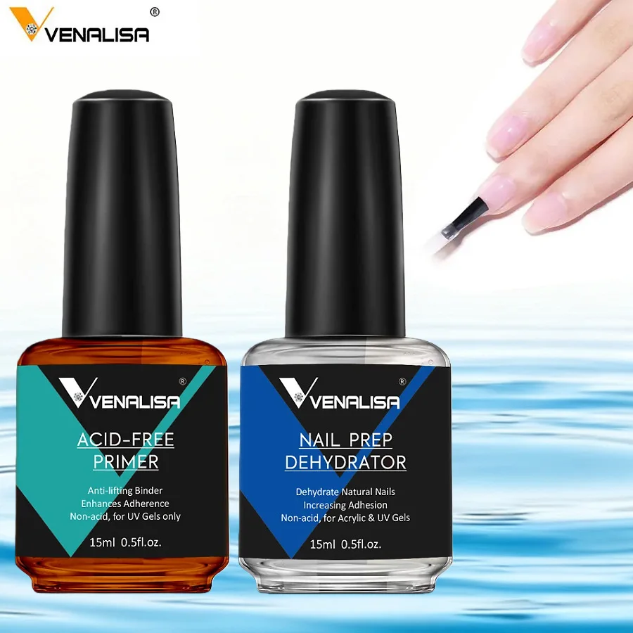 Nail Dehydrator Primer - Conjunto de 2 peças de desidratador