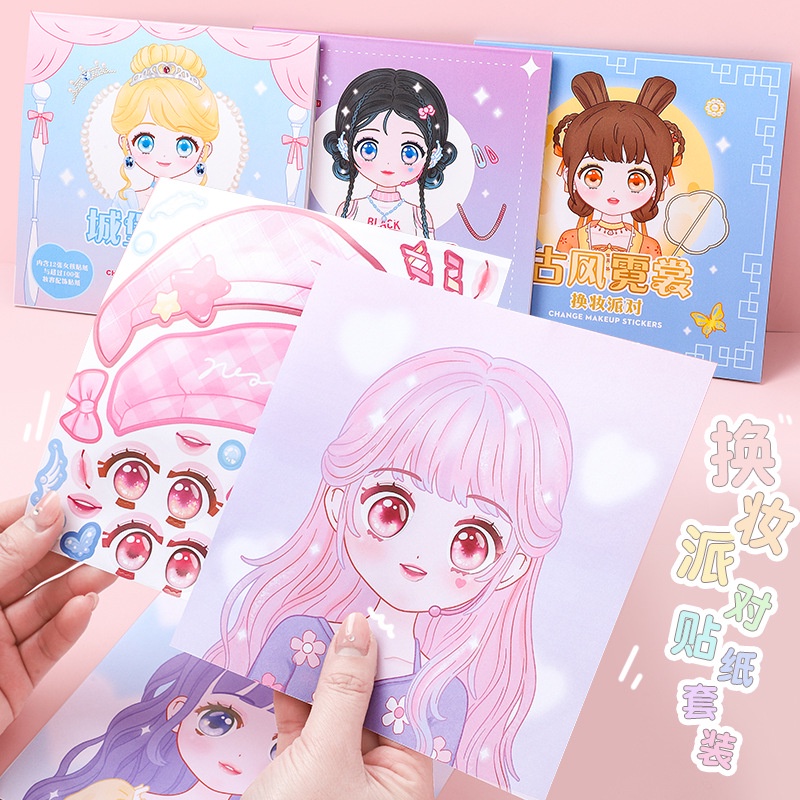 Beauty And Makeup Quotes - 1PCS Makeup Change Stickers Crianças e
