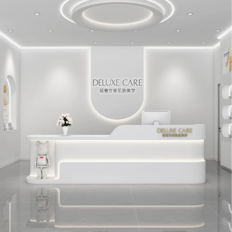 Beauty Makeup Institute - # Balcão de Recepção Moderno para