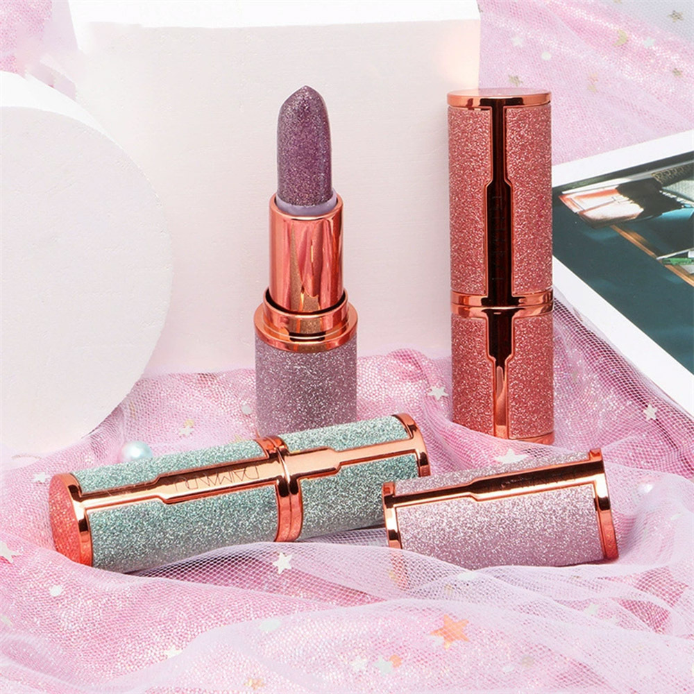 Beauty Kiss Makeup - Batom Brilhante que Muda de Cor