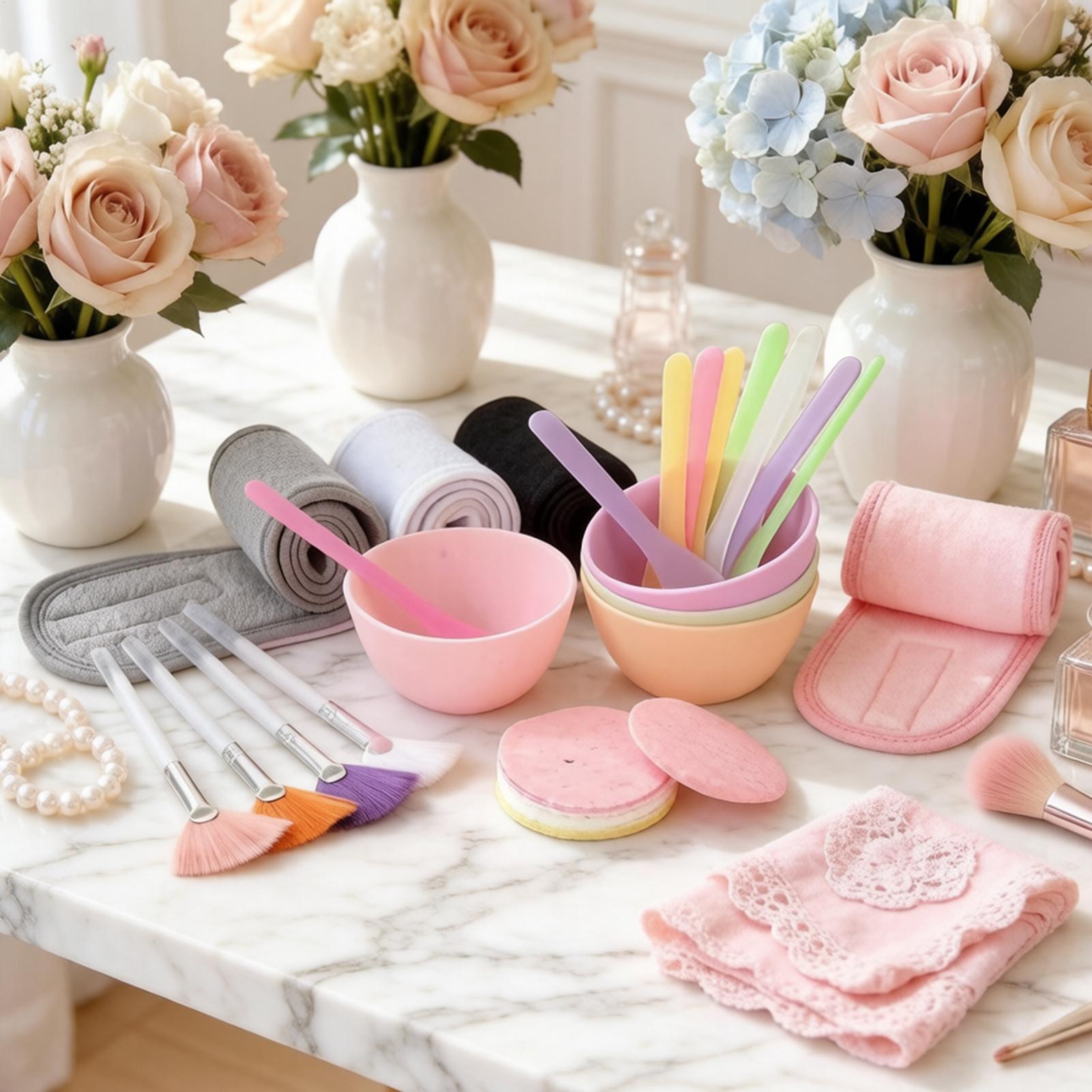 Beauty Home Makeup - Espátula para Cobertura Facial, 37 Peças,