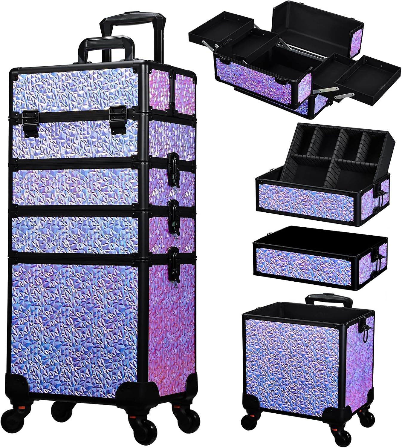 Beauty Makeup Vanity - Maleta de Maquiagem com Rodas, Carrinho
