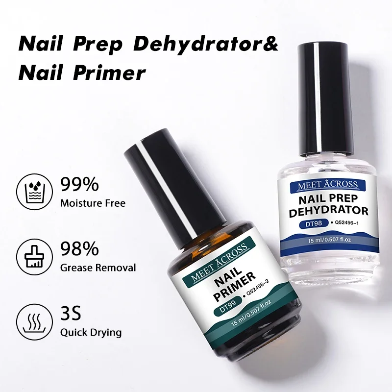 2 pçs 15ml primer de unhas & d - Nail Dehydrator Primer avaliação e preço