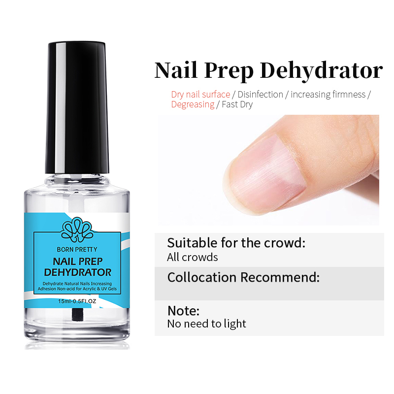 Nascido bonito 15ml primer de  - Nail Dehydrator Primer avaliação e preço