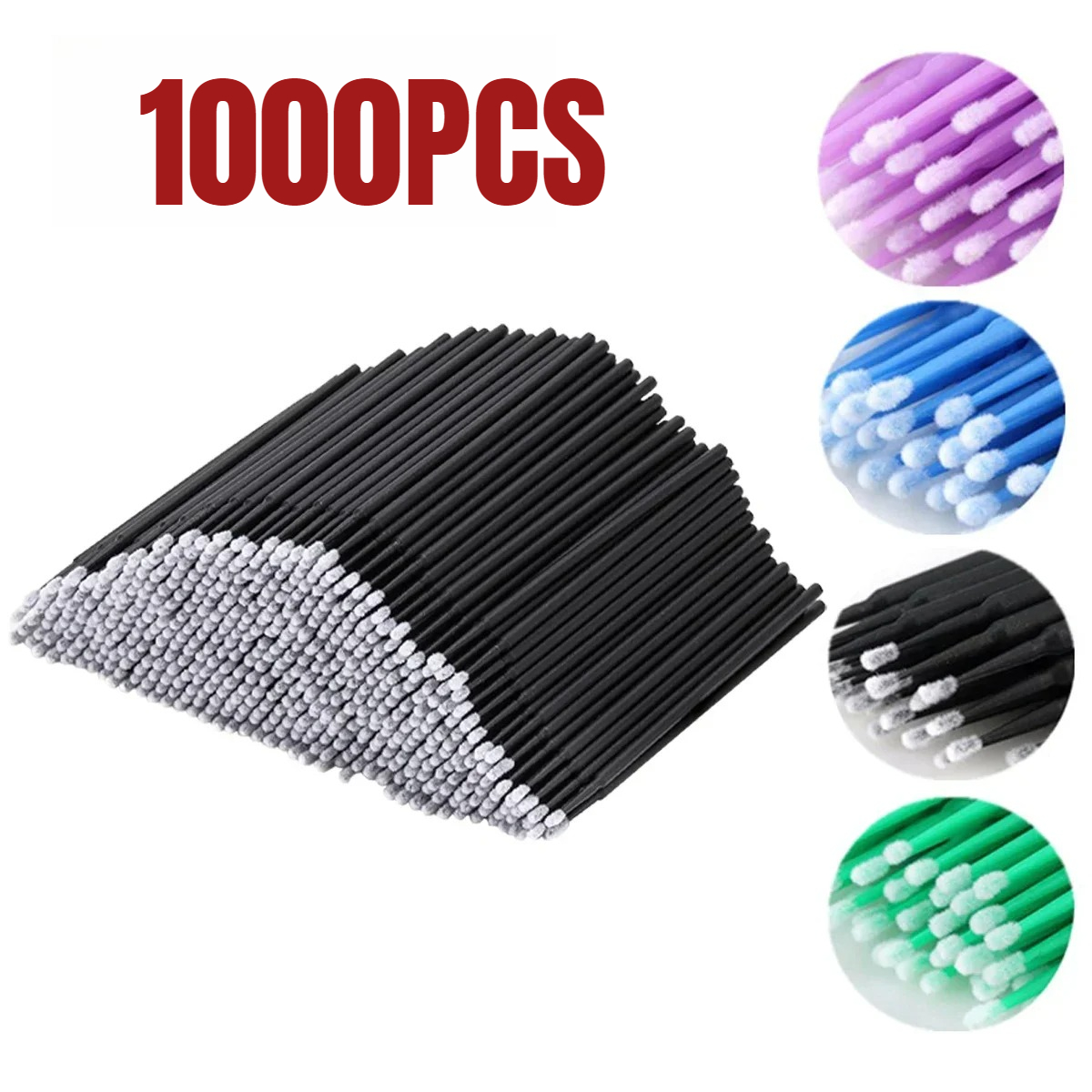 1000/500 pçs escova de limpeza - Beauty Makeup Vanity avaliação e preço