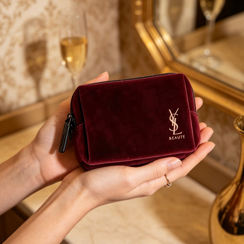 Bolsa de Maquiagem Vintage YSL - Ysl Beauty Makeup avaliação e preço