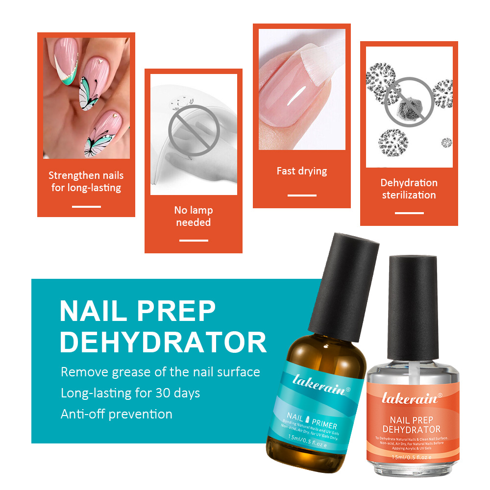 2 pçs 15ml gel desidratador de - Nail Dehydrator Primer avaliação e preço
