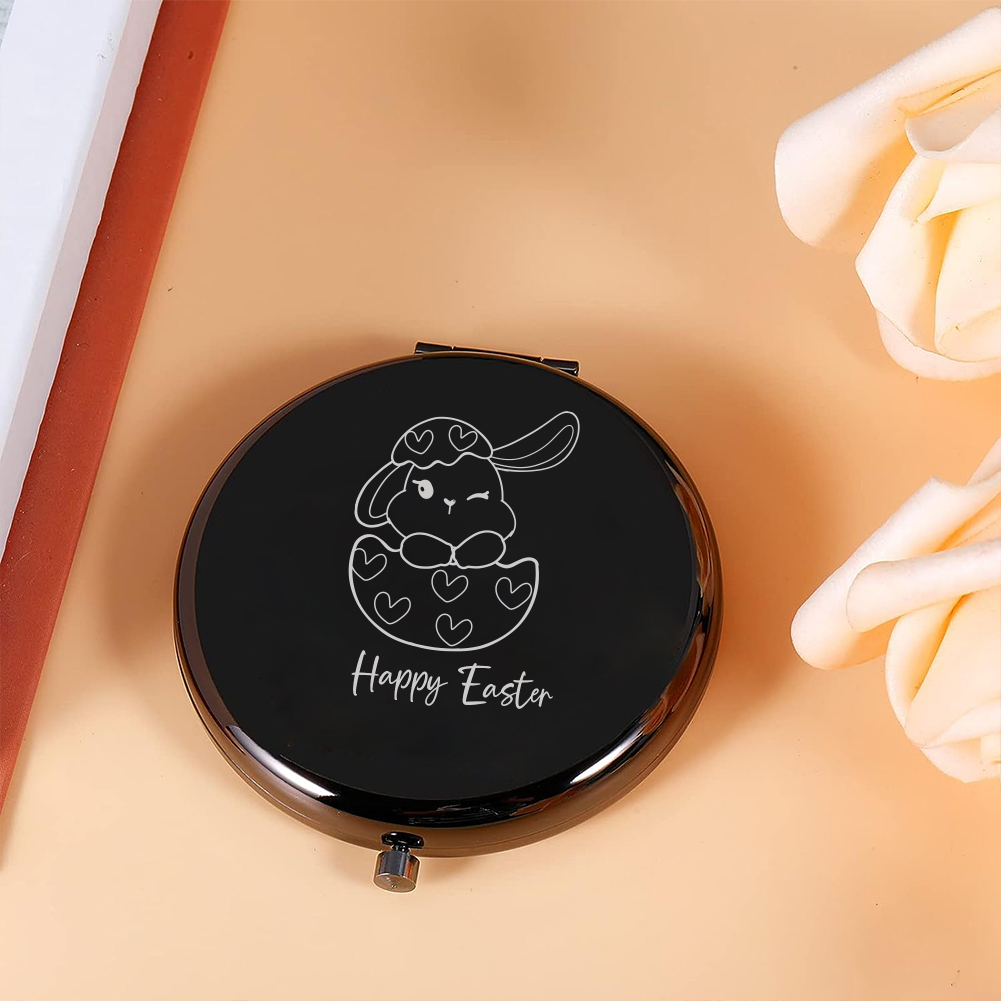 Espelho de bolso com texto per - Beauty With Makeup avaliação e preço