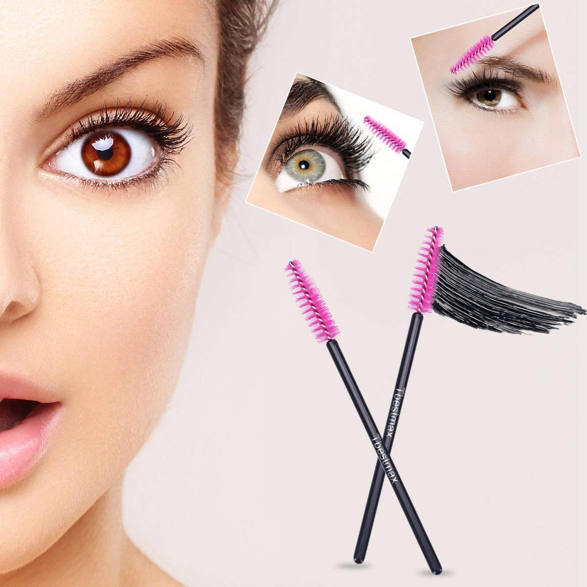 500 pçs escovas de cílios vari - Beauty And Makeup Quotes avaliação e preço