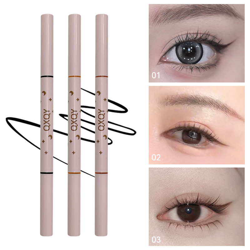 QXQY Delineador de cabeça dupl - Beauty Home Makeup avaliação e preço