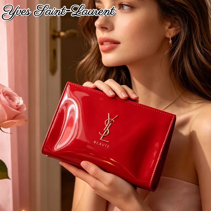 YSL Bolsa Cosmética de Couro S - Ysl Beauty Makeup avaliação e preço