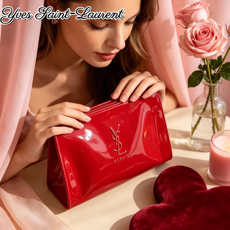 YSL Bolsa Cosmética de Couro S - Ysl Beauty Makeup avaliação e preço