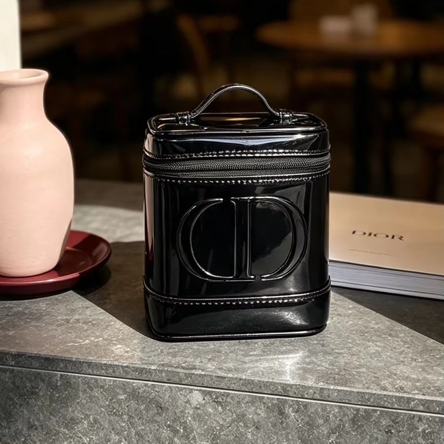 Bolsa DIOR em malha preta para - Beauty Makeup Vanity avaliação e preço
