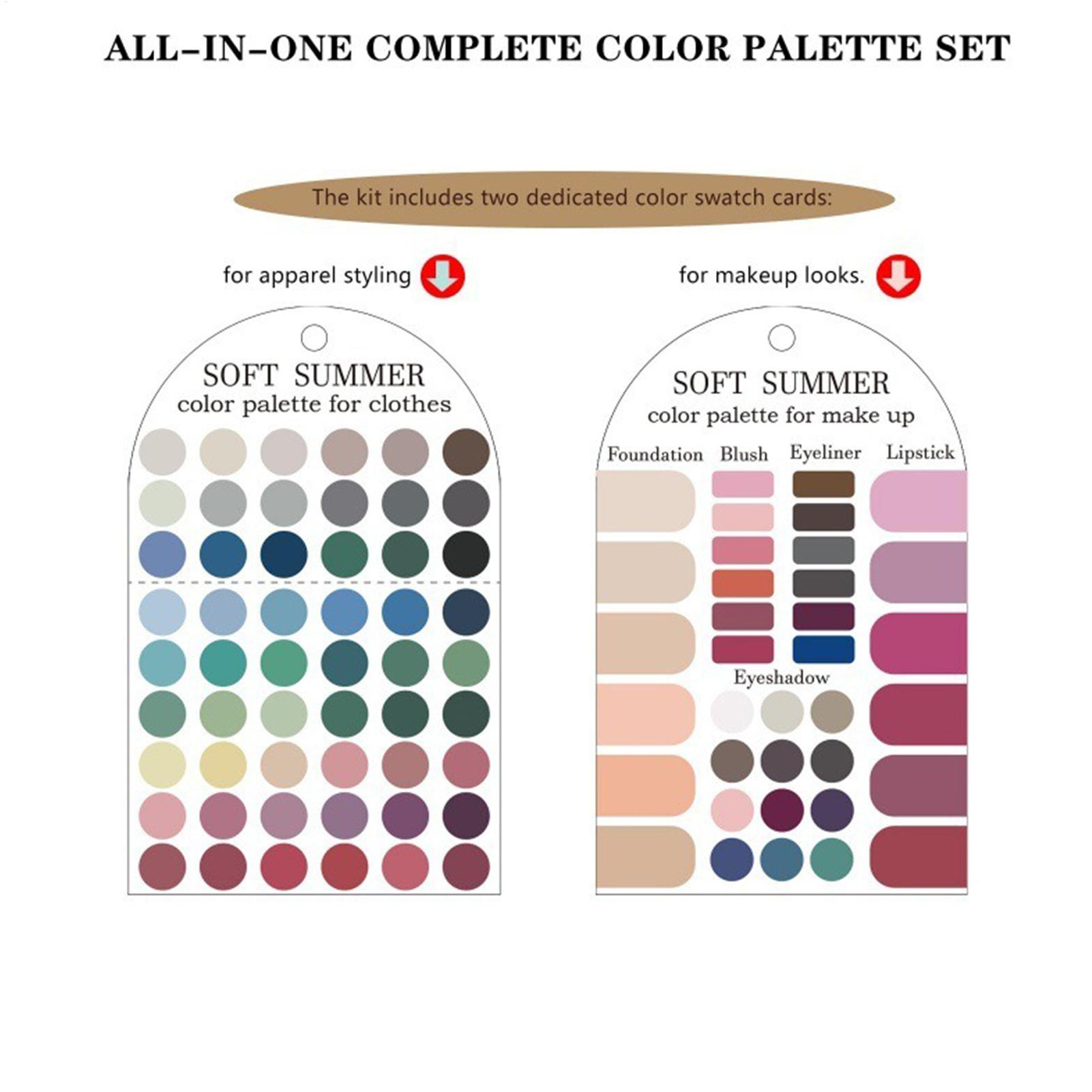 Cartão de Paleta de Cores Suav - Beauty Kiss Makeup avaliação e preço