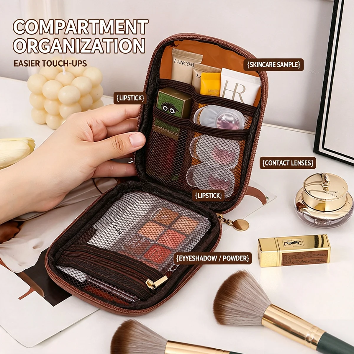 Bolsa de Maquiagem Transparent - Beauty Kiss Makeup avaliação e preço