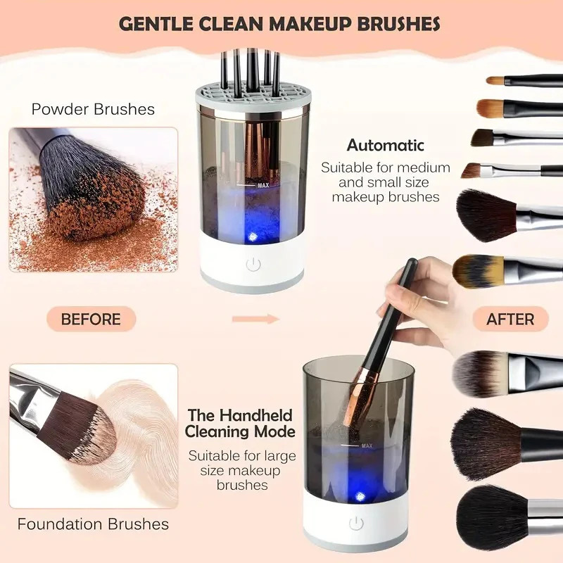 Usb plug portátil escova de ma - Beauty Home Makeup avaliação e preço