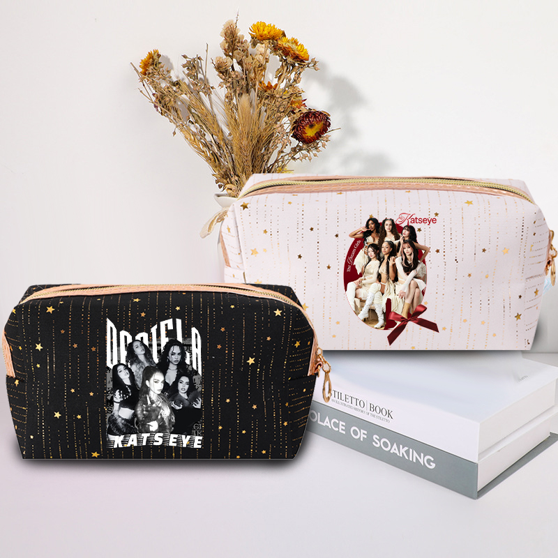 Moda k pop K-KATSEYE saco de m - Beauty Makeup Vanity avaliação e preço