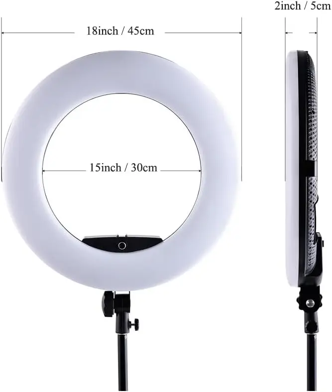 Lâmpada Circular FD480 de 18 P - Beauty Makeup Youtube avaliação e preço