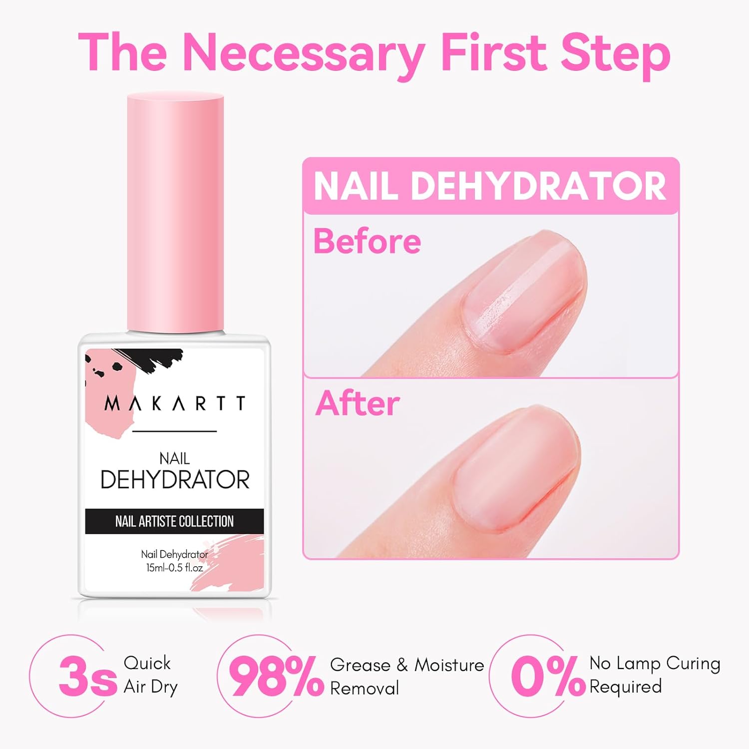 2 pçs ácido livre natural prep - Nail Dehydrator Primer avaliação e preço